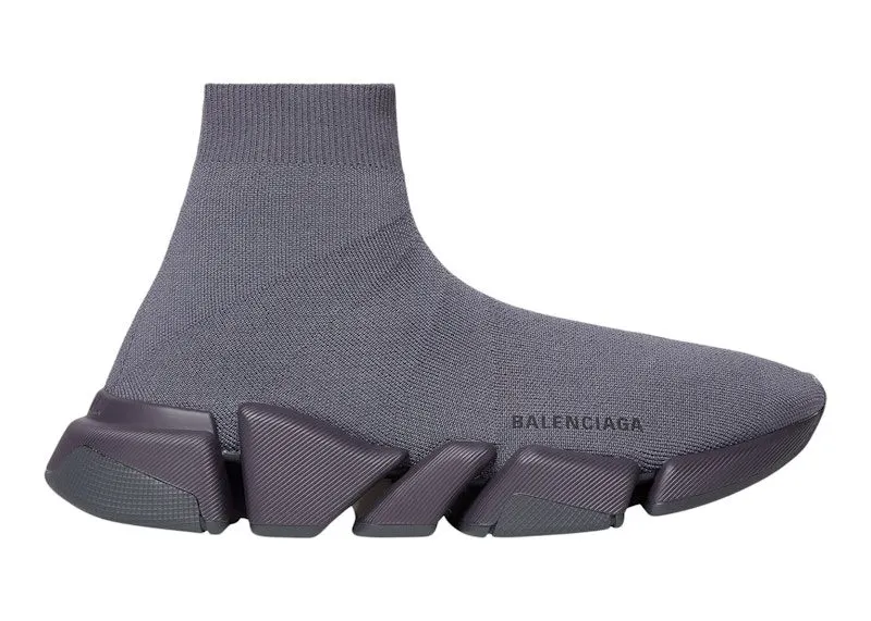 Balenciaga Speed 2.0 Dark Grey Recycled Knit (617239W2DB12390)
