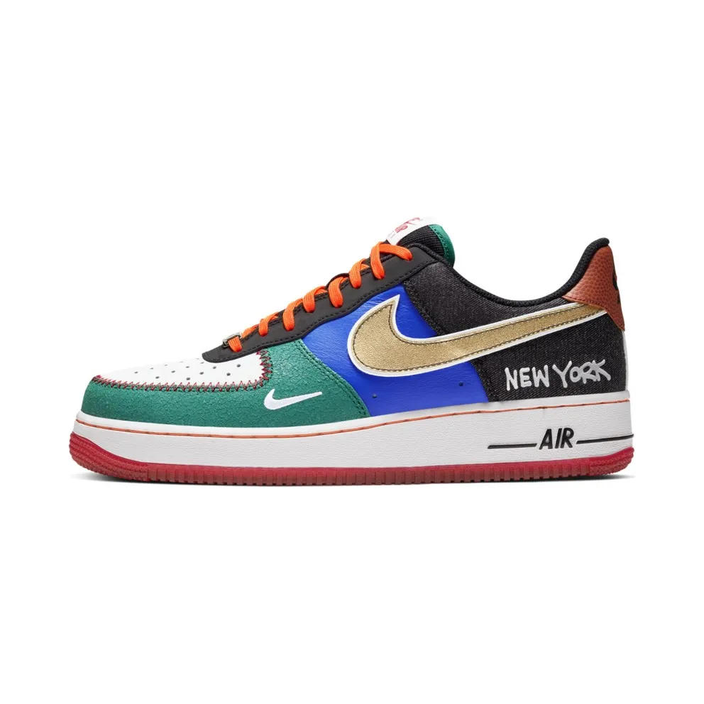Nike Air Force 1 Low NYC City of Athletes White/Black-Hyper Jade (CT3610-100)