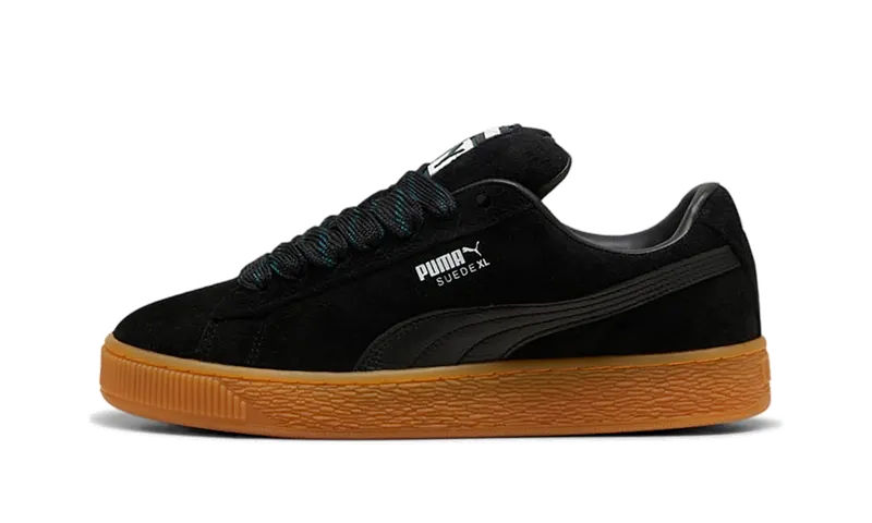 Puma SUEDE XL “Flecked – Black Gum” (398094-01)