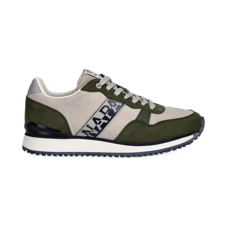 Napapijri Cosmos Syn logo-print panelled “Green” (NP0A8BLO)