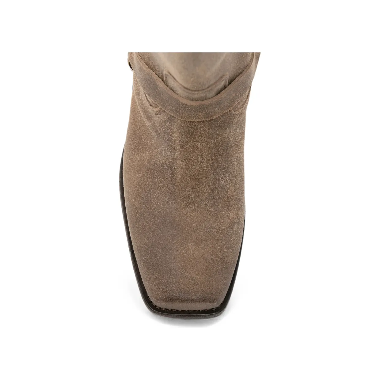 Golden Goose Buckle-strap Suede Biker “Brown” (GMF001057 F008237 15693) (3)