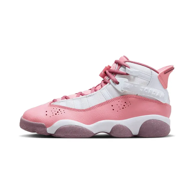 Jordan 6 Rings “Coral Chalk / White / Desert Berry” (323419-616)