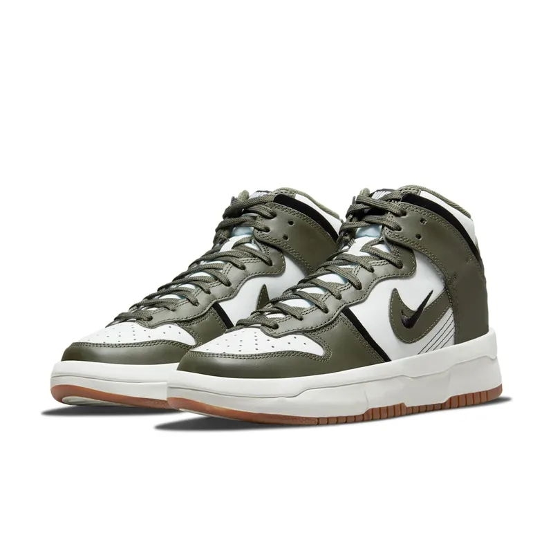 Nike Dunk High Up Cargo Khaki – “Summit White / Cargo Khaki-black” (DH3718-103)