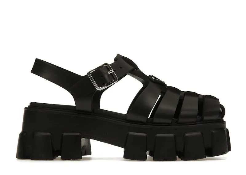 Prada Monolith Foam Rubber 55mm Sandals Black (1X853M_3LKK_F0002_F_055)