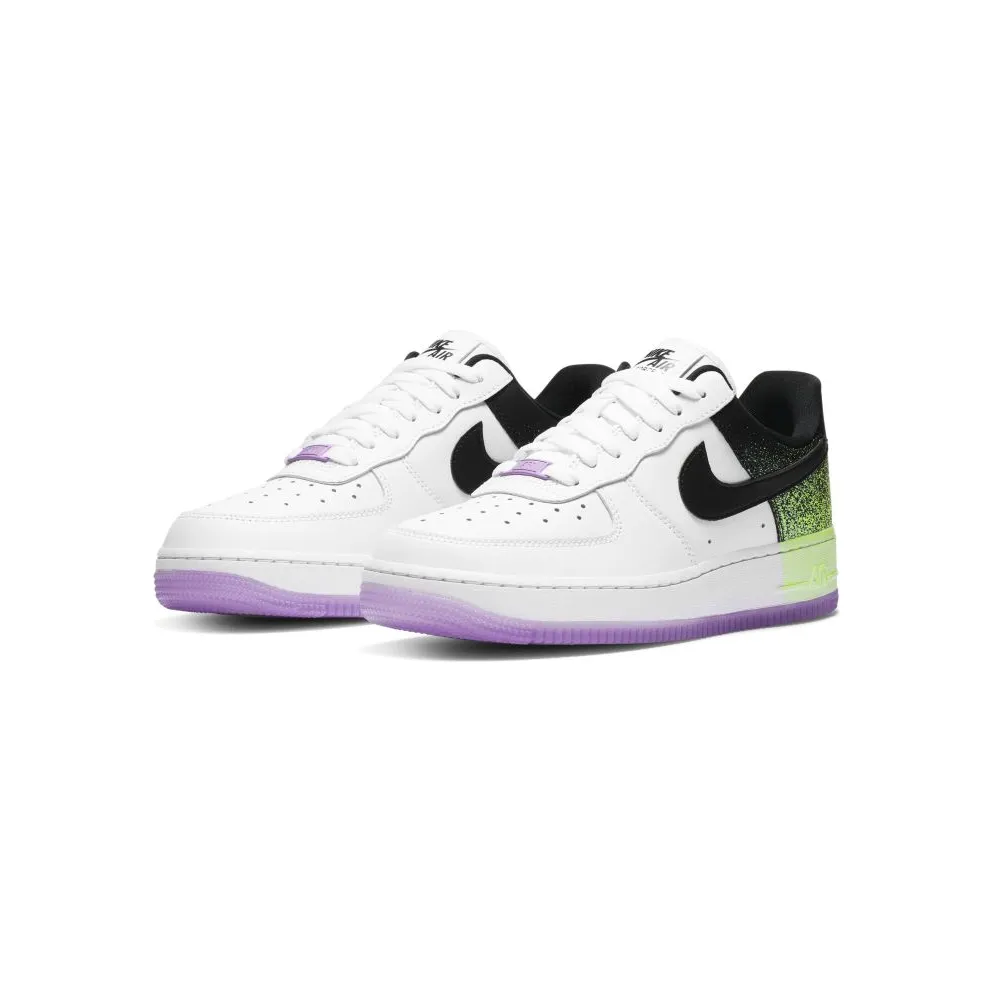 Nike Air Force 1 Low Splatter Barely Volt Fuchsia Glow (W) White/Barely Volt-Fuchsia Glow-Black (CZ8097-100)