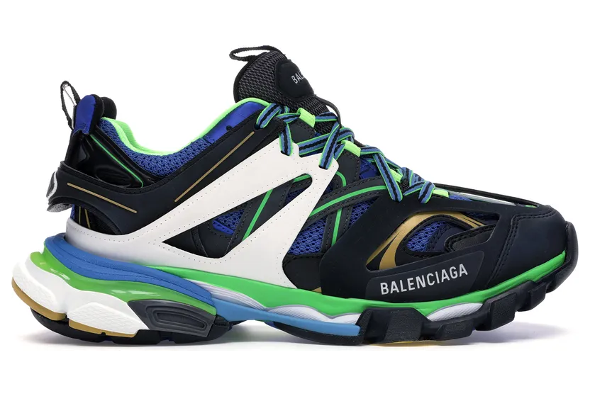 Balenciaga Track Sneaker Green White Blue (2019) (542023-W1GB3-1097 / 542023-W1GB1-1097)
