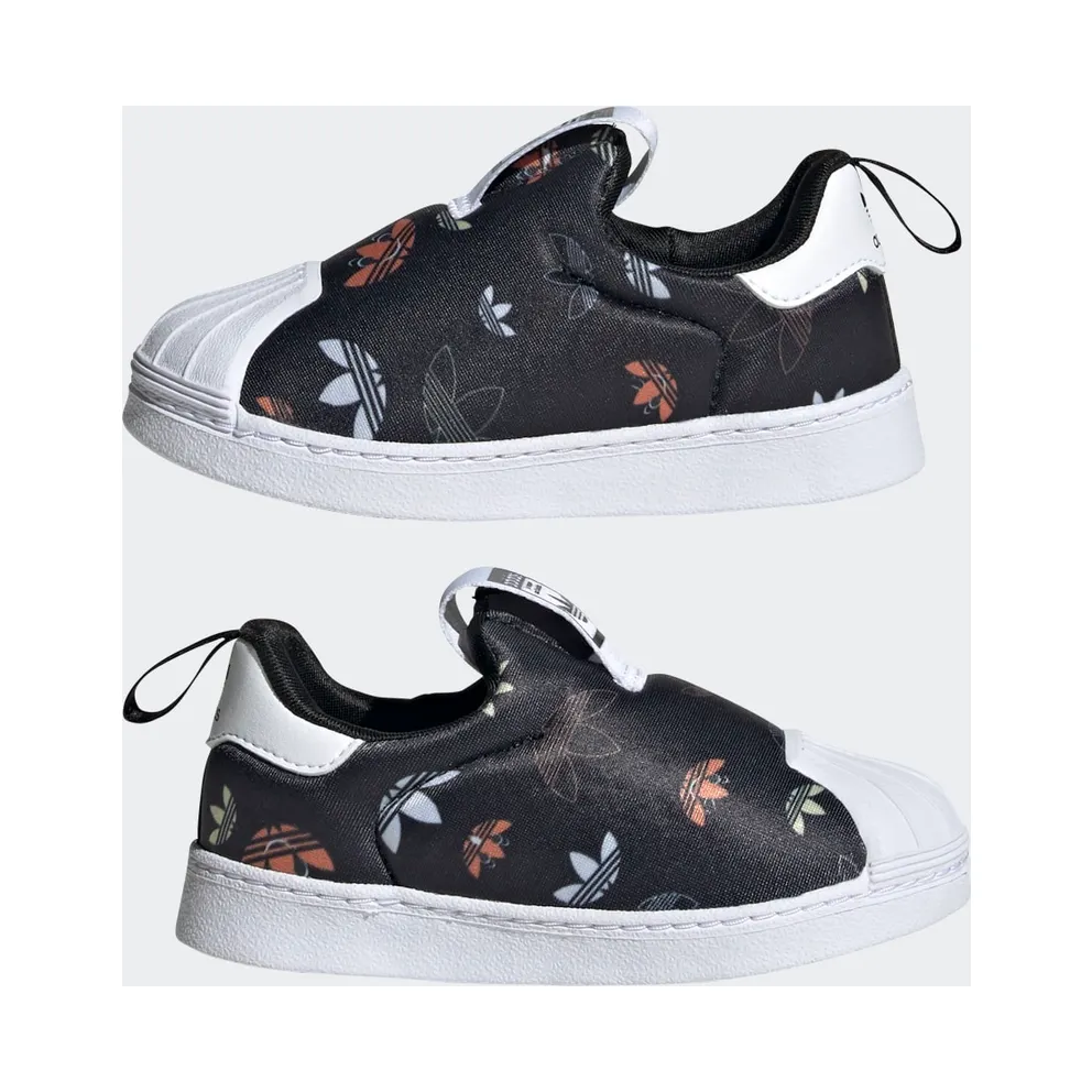 Adidas Superstar 360 Core Black / Cloud White / Semi Impact Orange (GX1870)