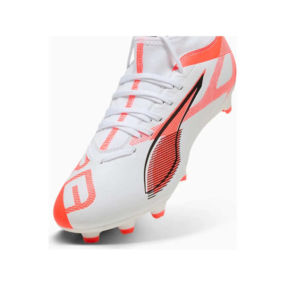 Puma Ultra 5 Play+ FG/AG White Black Glowing Red (108168-01)