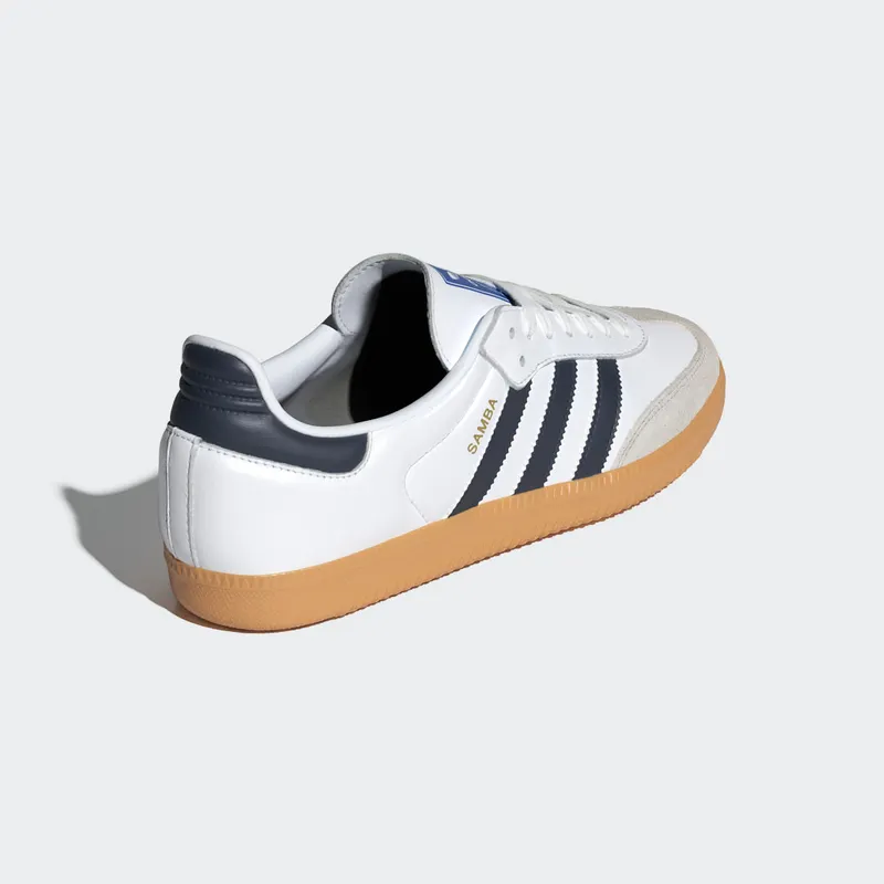adidas Samba OG Cloud White / Night Indigo / Gum (IF3814)
