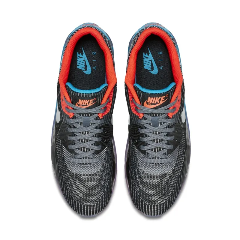 Nike Air Max 90 KJCRD Ice Dark Grey/Wolf Grey-Black-Blue Lagoon (744553-001)