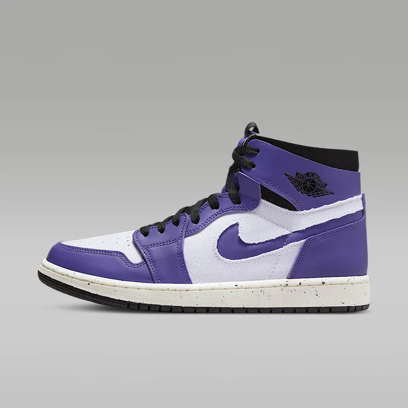 Jordan 1 High Zoom Air CMFT Crater Purple – “White / Crater Purple / Black” (CT0978-501)