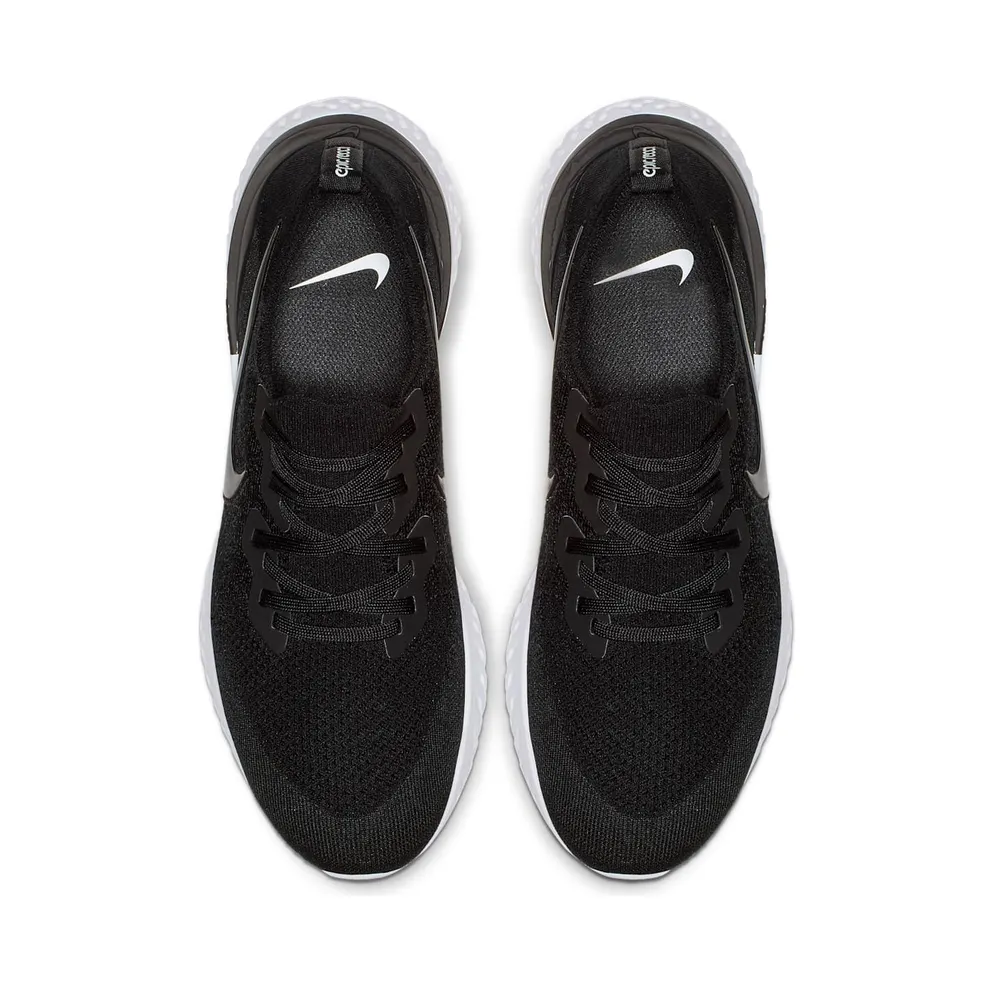 Nike Epic React Flyknit 2 Black White Black/Black-Gunsmoke (BQ8928-002)