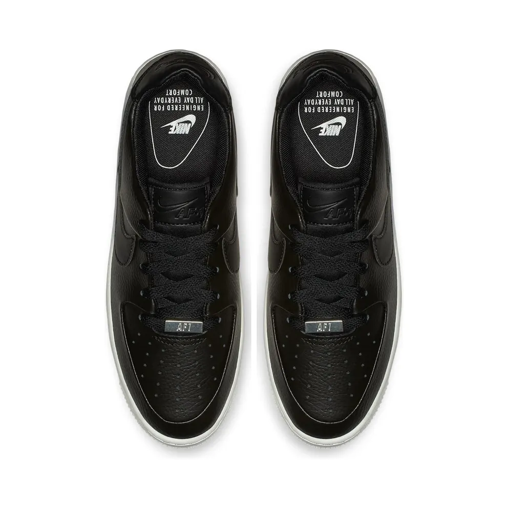 Nike Womens Air Force AF 1 Sage Low Black White (2019) (AR5339-002)