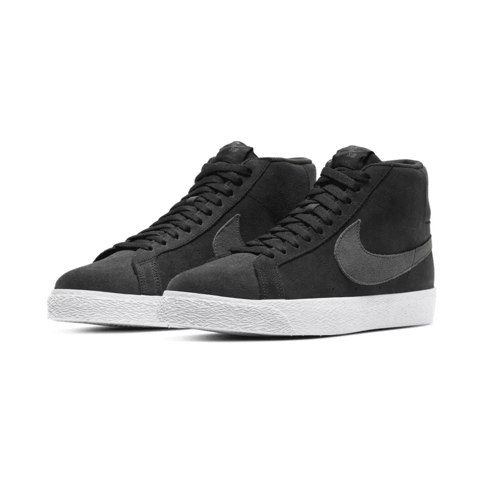 Nike SB Zoom Blazer Mid Black Wolf Grey Black/Wolf Grey-White (864349-006)