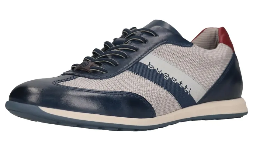 Bugatti sneaker Beige / Navy / Rood / Wit (311-A9Q05-1069-4012)
