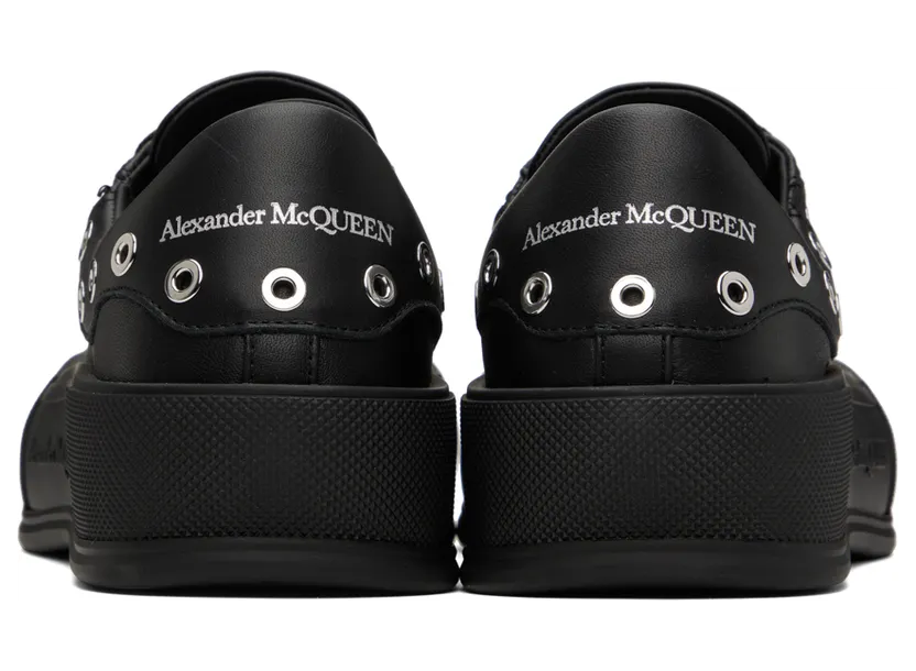 Alexander McQueen Black Plimsoll Sneakers (729539WIATD) (2)
