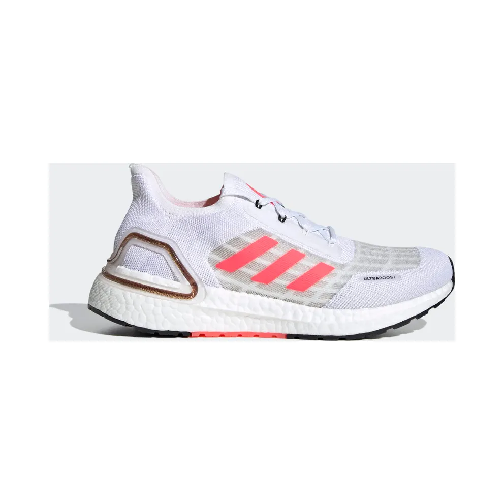 adidas Ultraboost SUMMER.RDY Schuh Cloud White / Signal Pink / Core Black / Coral (FW9773)