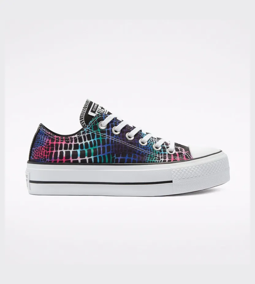 Converse Digital Daze Platform Chuck Taylor All Star Low Top Black/hyper Pink/white (570518C)