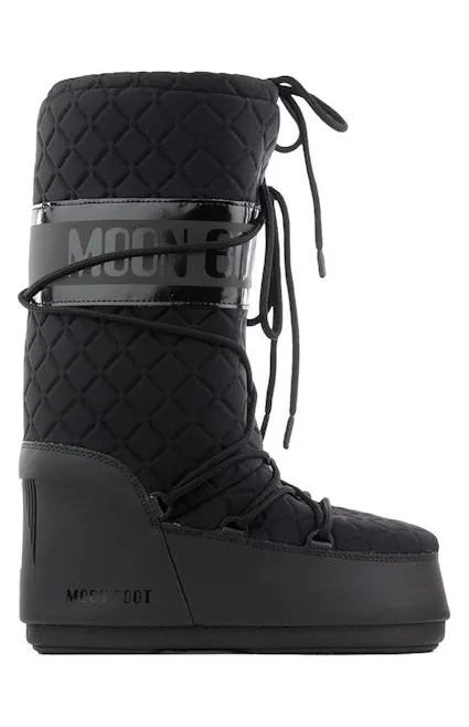 Moon Boot Icon Quilt Boot Black (1402930-001)
