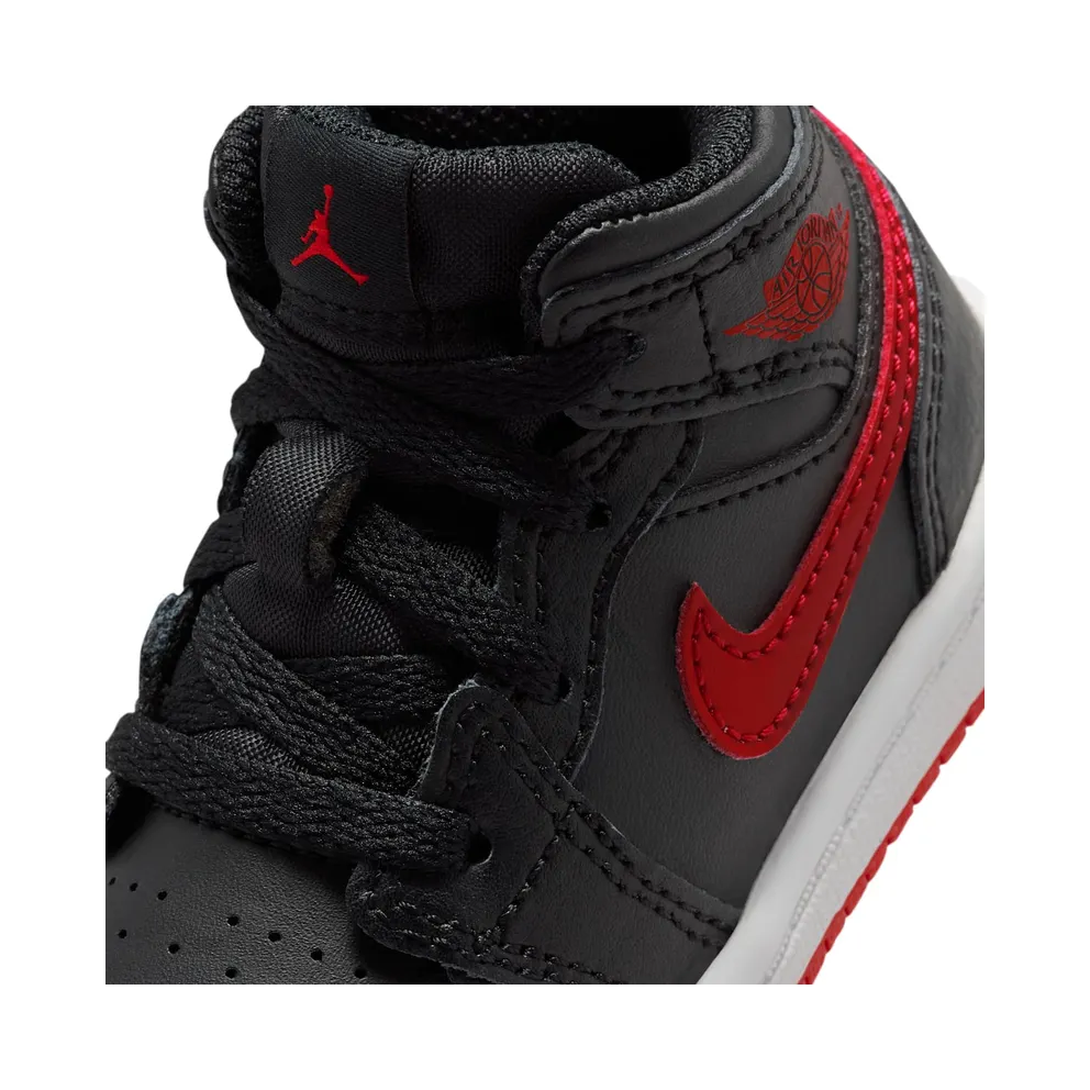 Jordan 1 Mid Black University Red (DQ8425-005)