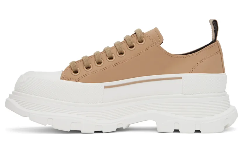 Alexander McQueen Brown Tread Slick Low Sneakers (682418W4RJ4) (3)