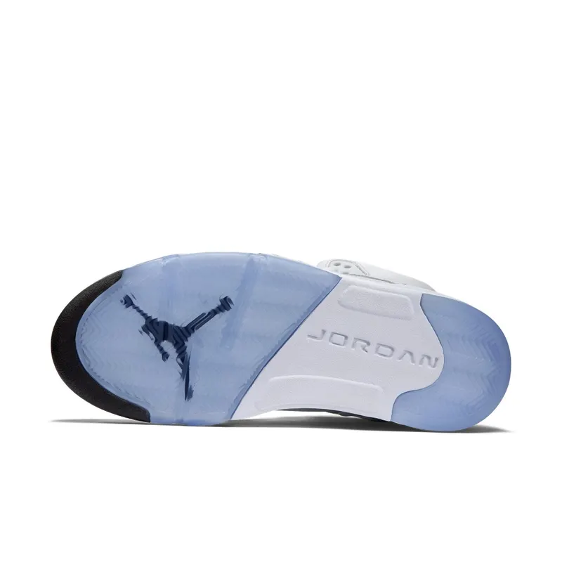 Jordan 5 Retro Metallic White (2015) White/Metallic Silver-Black (136027-130)