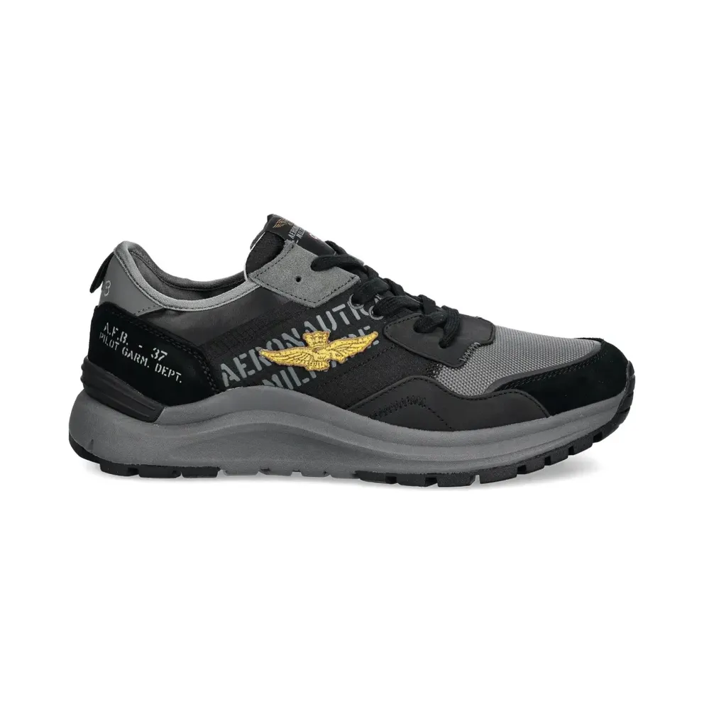 Aeronautica Militare mit Schnürung – Black (SC286CT3377)