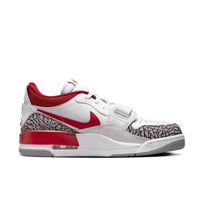 Jordan Legacy 312 Low White Cement Gym Red (FQ7827-106)