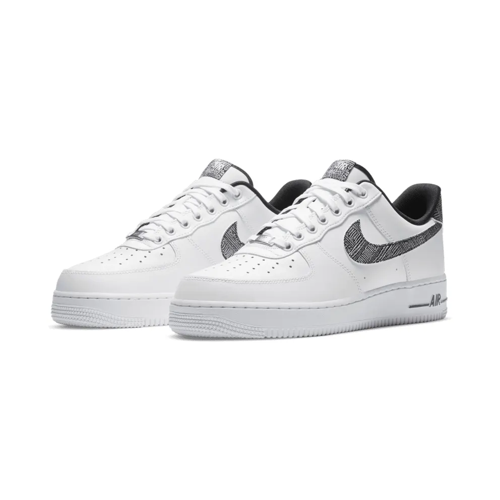 Nike Air Force 1 ’07 White Metallic Silver White/Metallic Silver/Black (CZ7933-100)