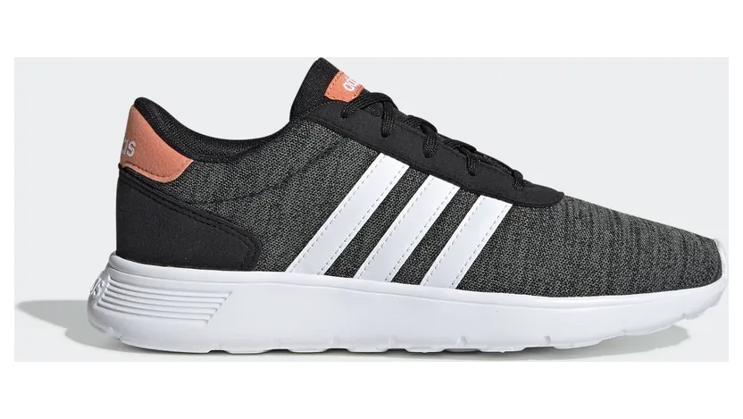 adidas Lite Racer Schuh Core Black / Cloud White / Semi Coral (EE6969)