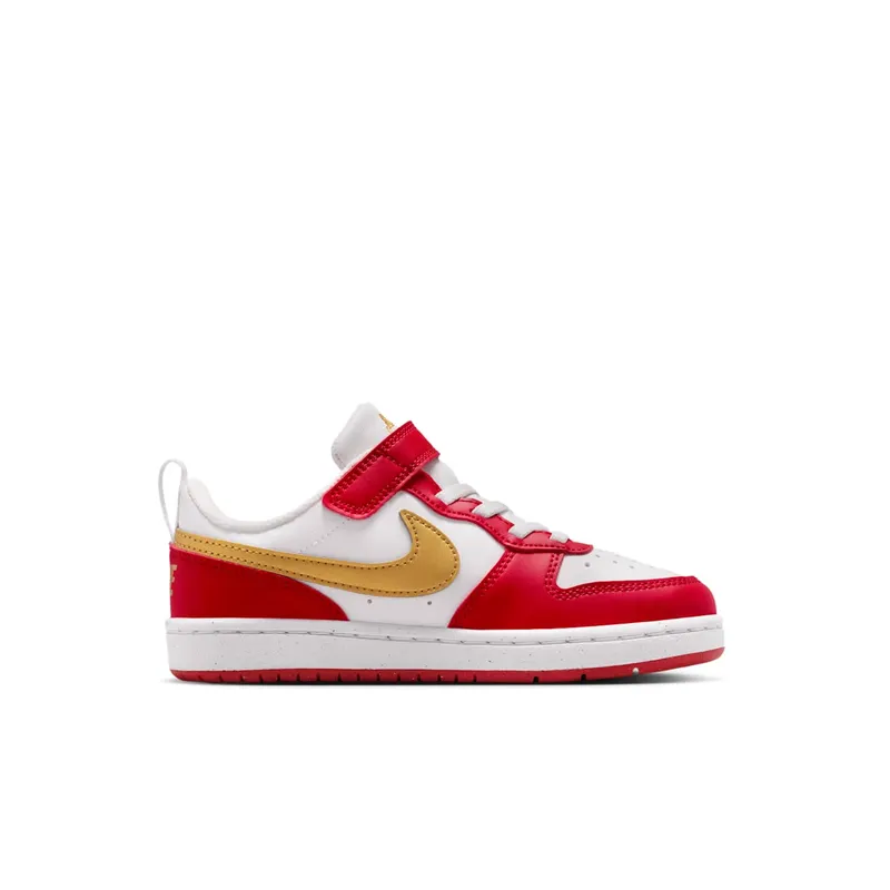 Nike Court Borough Low Recraft White University Red Gold (DV5457-137)