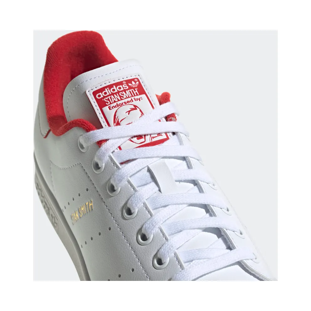 Adidas Stan Smith Cloud White / Scarlet / Gold Metallic (GX4463)