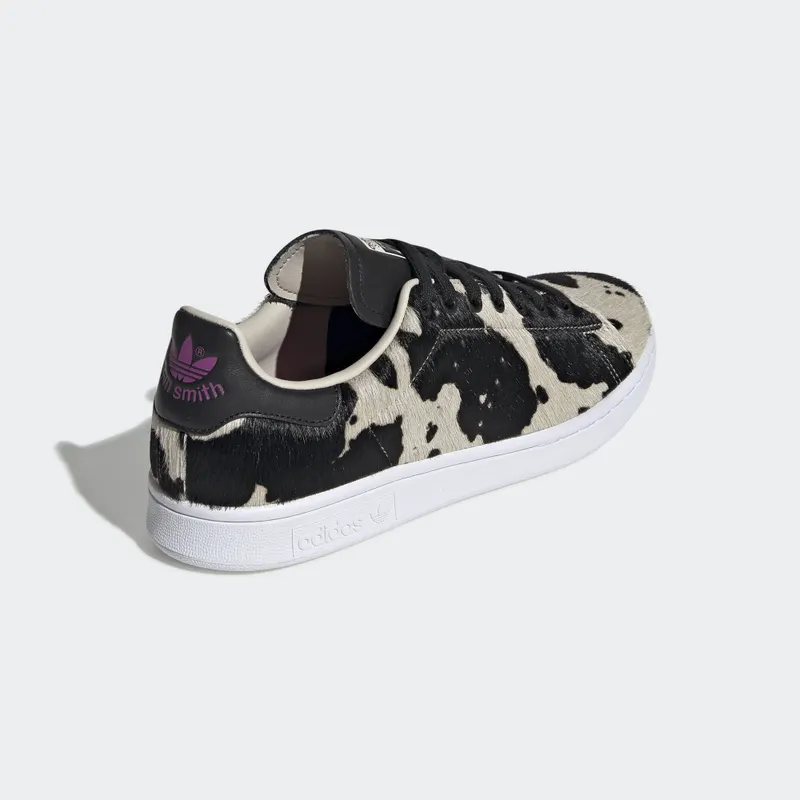 adidas  Stan Smith Cow Print (W) Core Black/Clear Brown/Vivid Pink (FV3087)