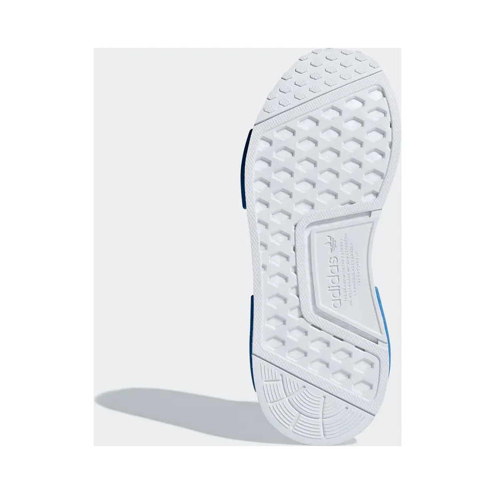 adidas NMD R1 Cloud White Bright Blue (Youth) Cloud White/Cloud White/Bright Blue (AQ1785)