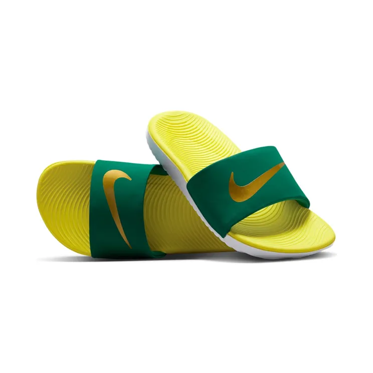 Nike Kawa Slide Malachite Sonic Yellow Metallic Gold (FJ8812-301)