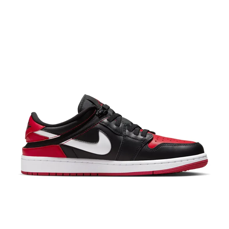 Jordan 1 Low FlyEase Black White Gym Red (DM1206-066)