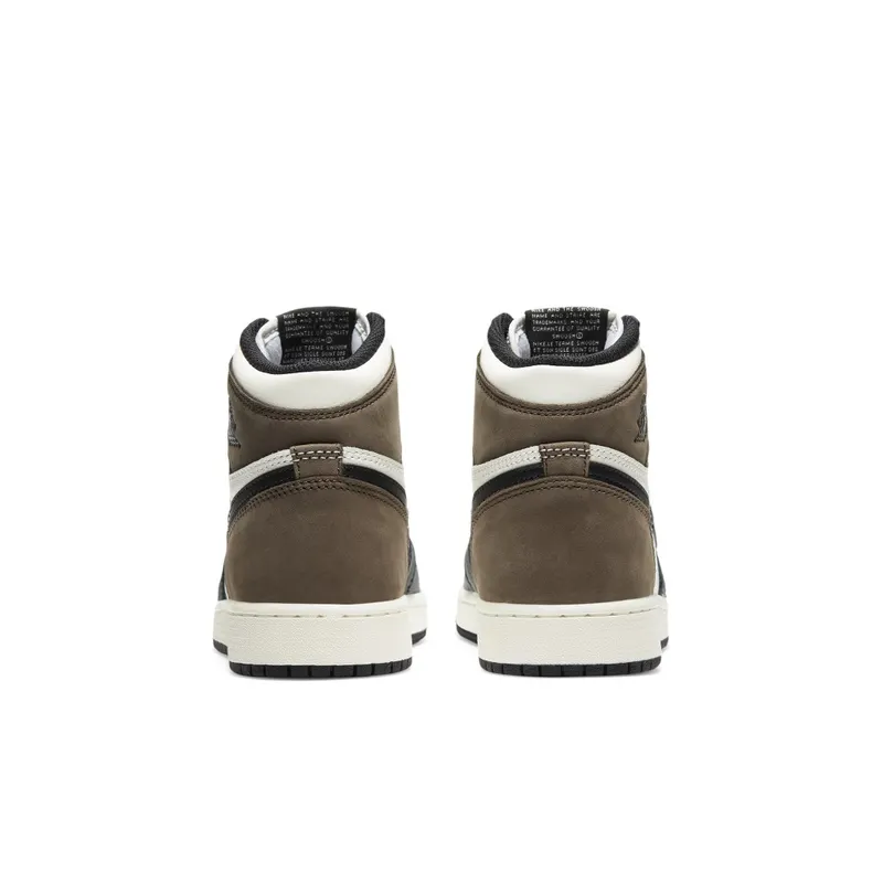 Jordan 1 Retro High Dark Mocha (GS) Sail/Dark Mocha-Black-Black (575441-105)