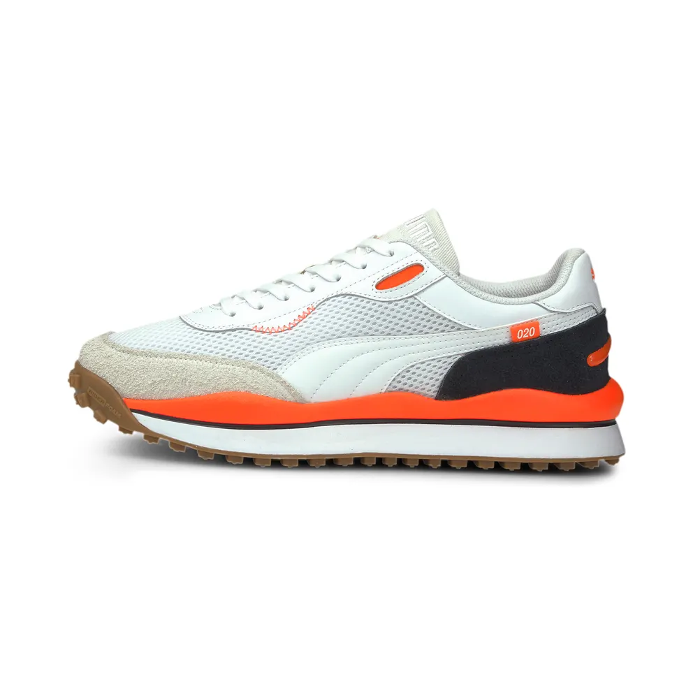 Puma Style Rider with een warme textuur Black/White (37338205)