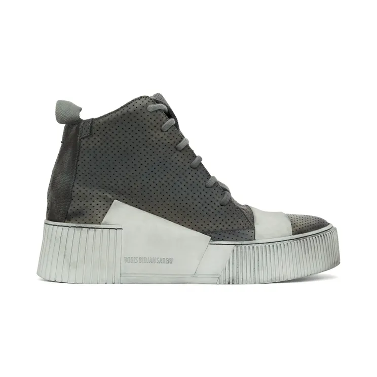 Boris Bidjan Saberi Grey Bamba 1.1 High Top Sneakers (291-SS2200B1000000SM-0025)