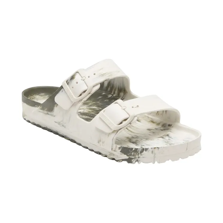 Birkenstock Arizona Essentials Slide-On Sandal Khaki Eggshell (1028804)