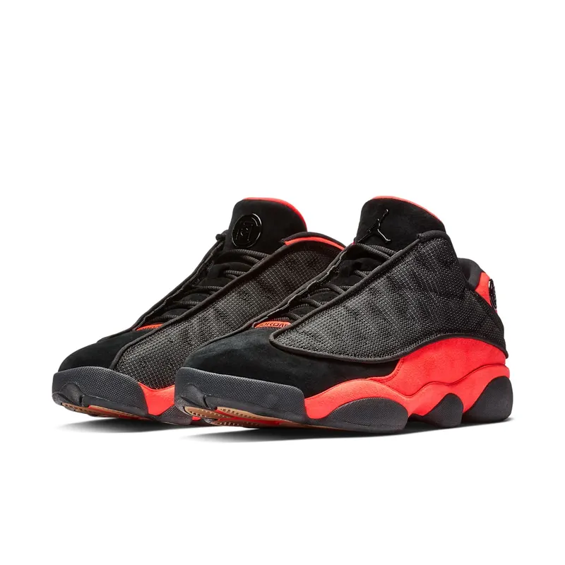 Jordan 13 Retro Low Clot Black Red Black/Infrared 23 (AT3102-006)