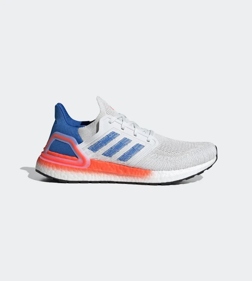 Adidas UltraBoost 20 ‘USA’ Crystal White/Glory Blue/Solar Red (EG0708)