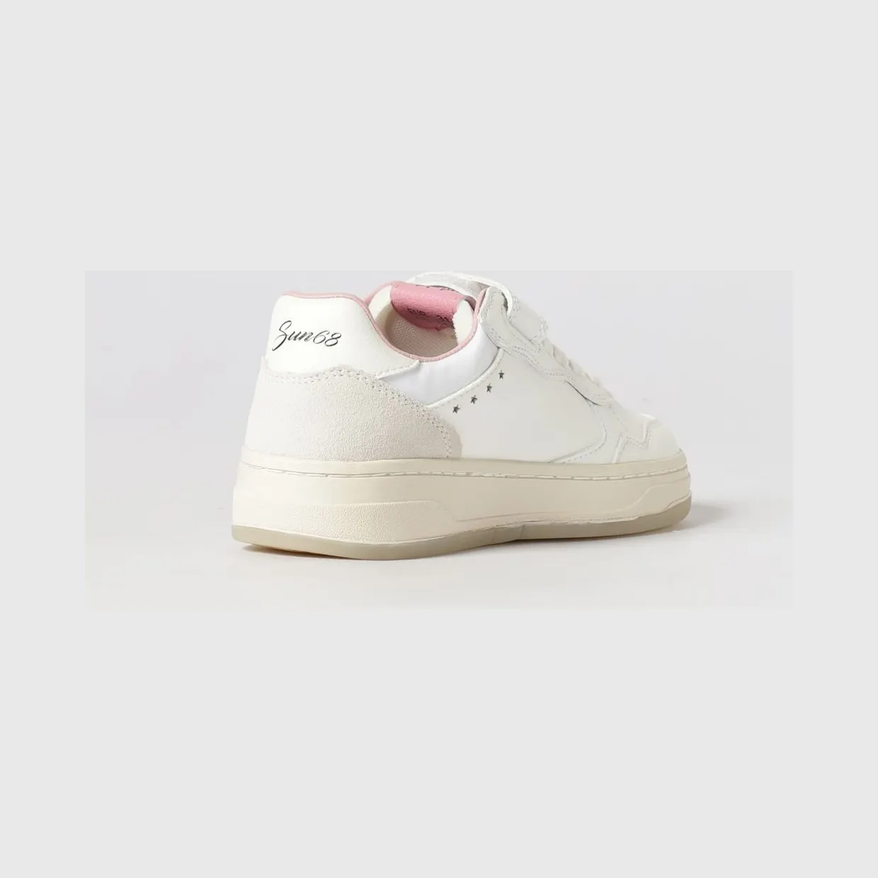 Sun68 Leather Sneakers White (Z364530151) (2)