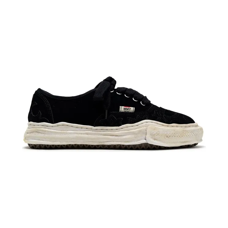 Maison Mihara Yasuhiro Baker OG Sole Western Detail Suede Low Black (A15FW734-BLK)