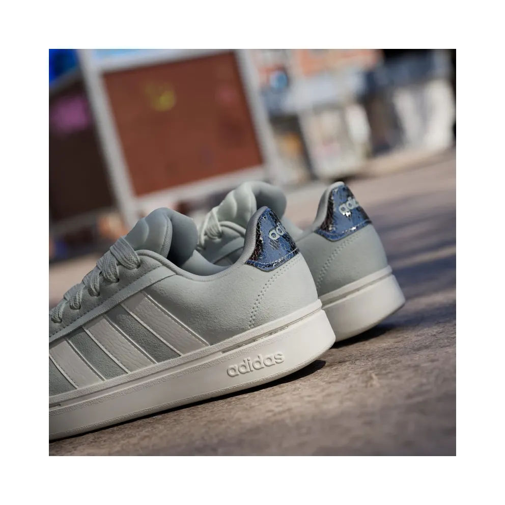 adidas Grand Court Alpha 00s Linen Green Off White Silver Metallic (JH8670)