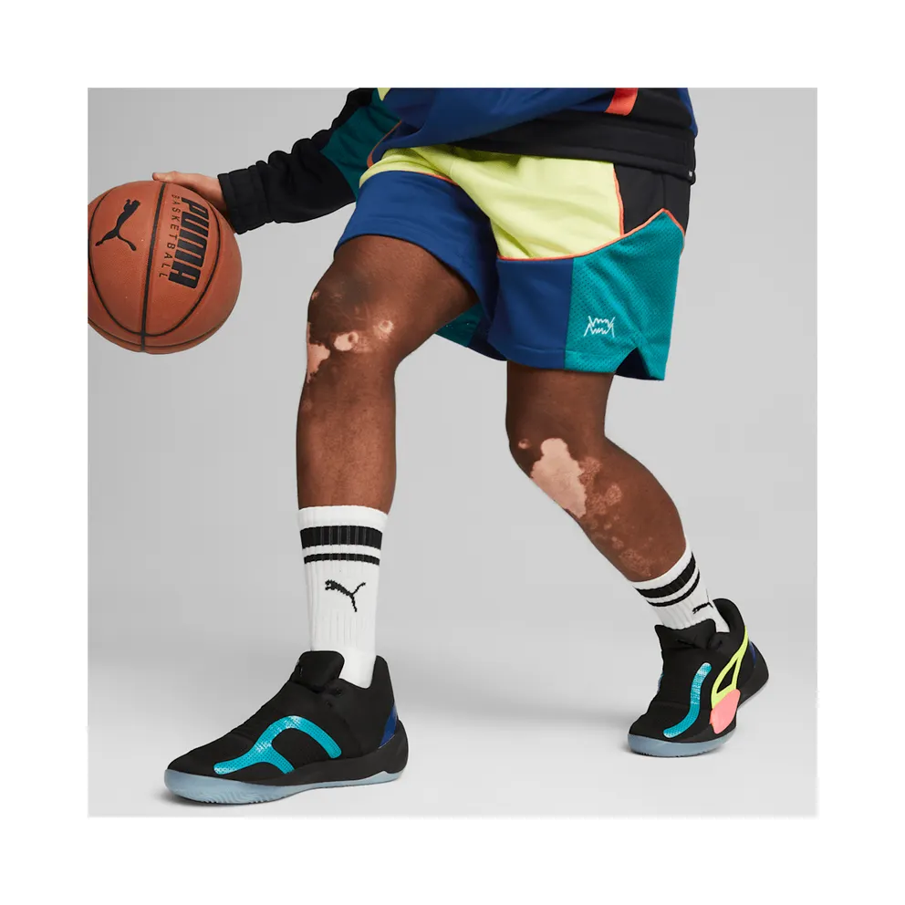 Men’s PUMA Rise Nitro Black/Sunset Glow (377012-03)