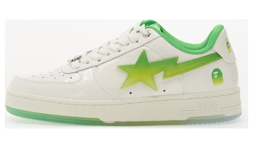 A BATHING APE® Bape STA 4 Sneakers – Weiß (001FWM301304MGRN)