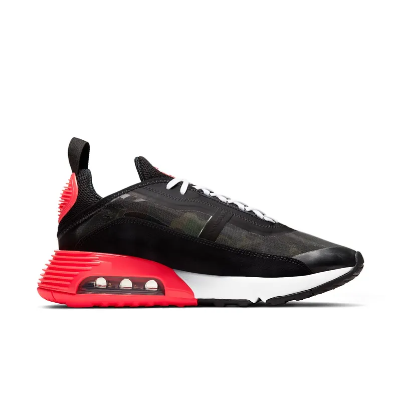 Nike Air Max 2090 Reverse Duck Camo (2020) Infrared/Black-Dark Sage-Baroque Brown (CU9174-600)