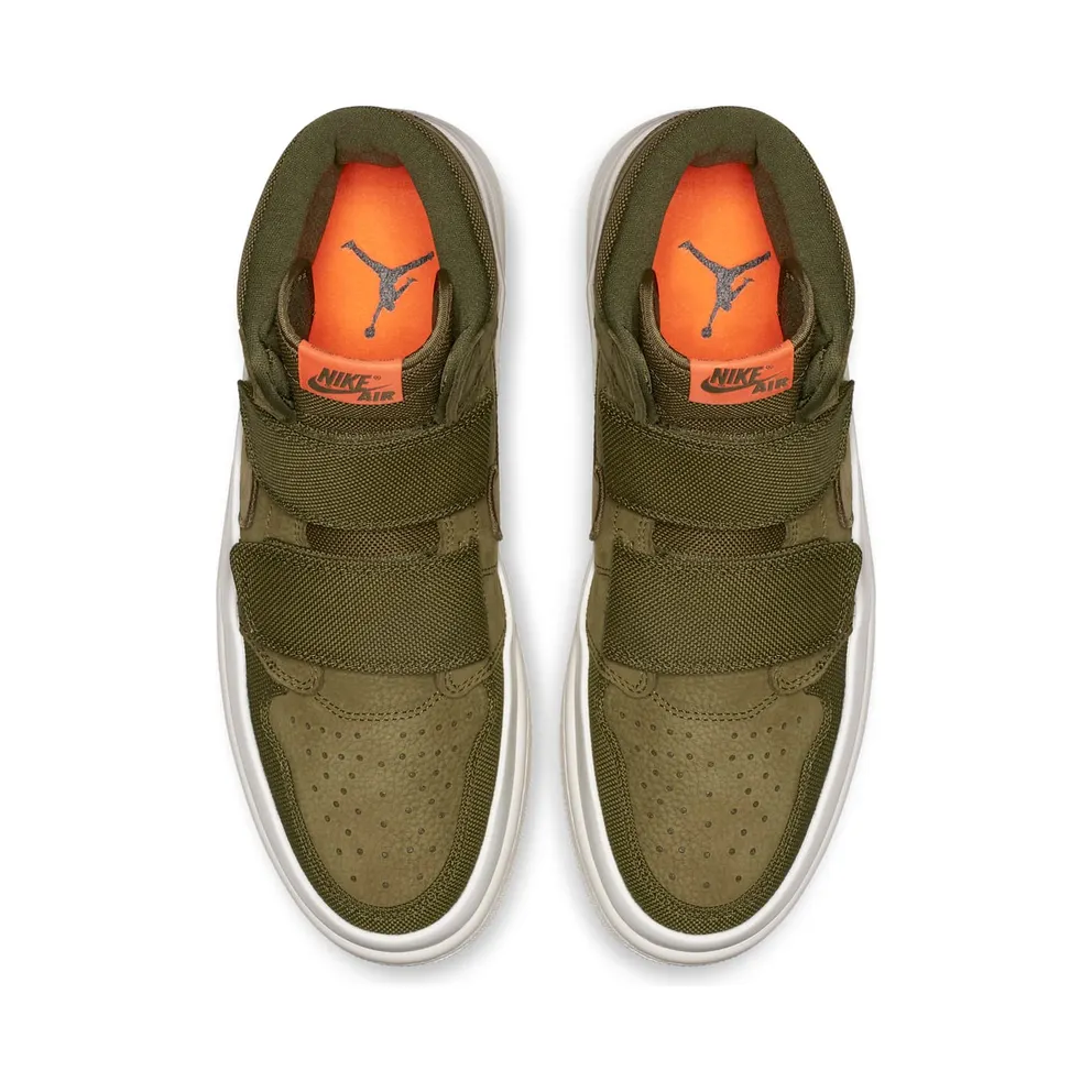 Jordan 1 Retro High Double Strap Olive Canvas Olive Canvas/Light Bone-Cone (AQ7924-305)