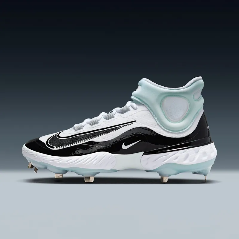 Nike Alpha Huarache Elite 4 White Black Blue Tint (FD2744-101)
